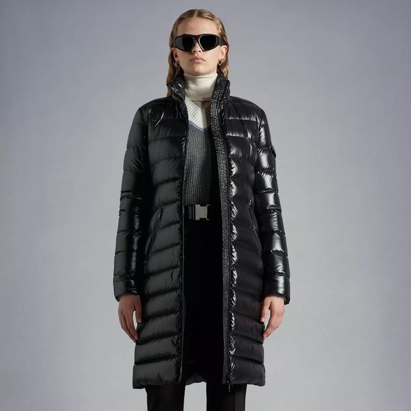 LONG DOWN JACKET Montcler worn 2 times. SIZE 1 - Picture 1 of 11